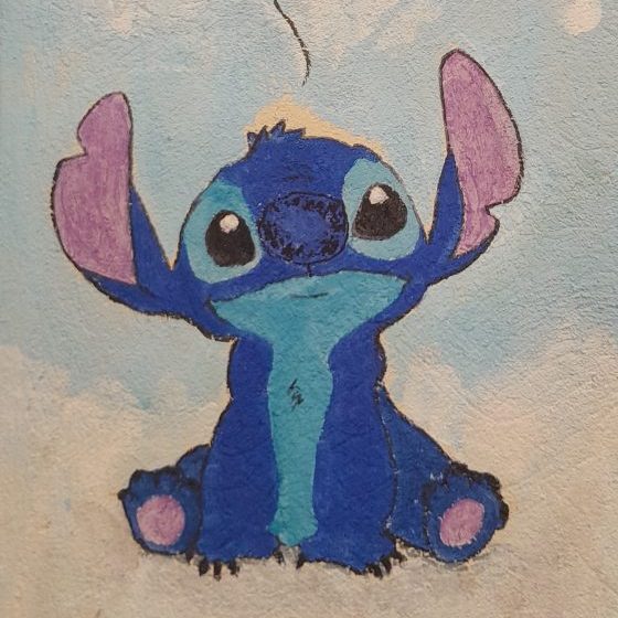 Stitch Fresque murale