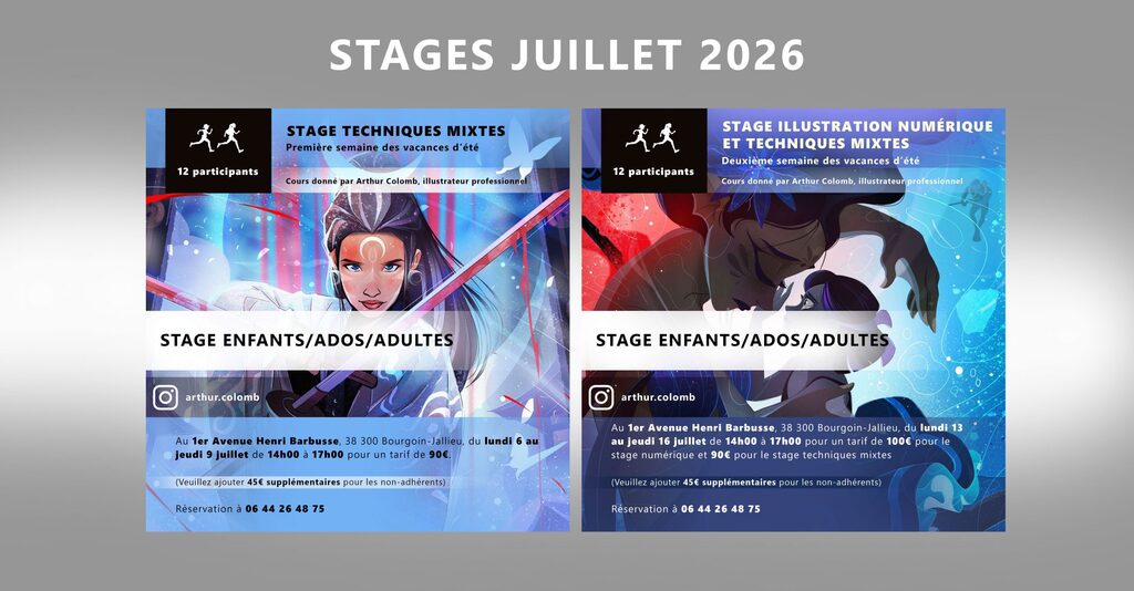 Stage Artistique Art Berjallien juillet 2026